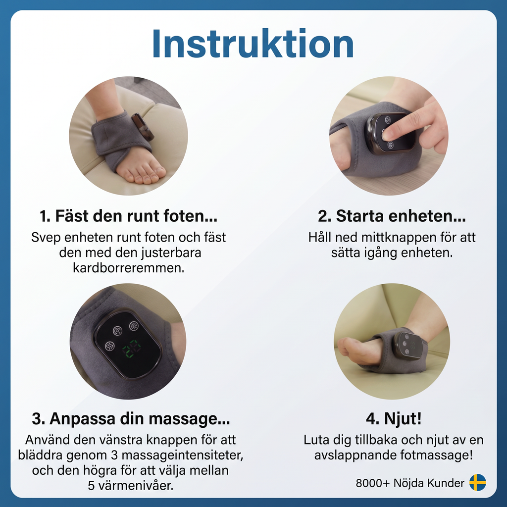 Nexal™ - Djupvarmande Fotmassage