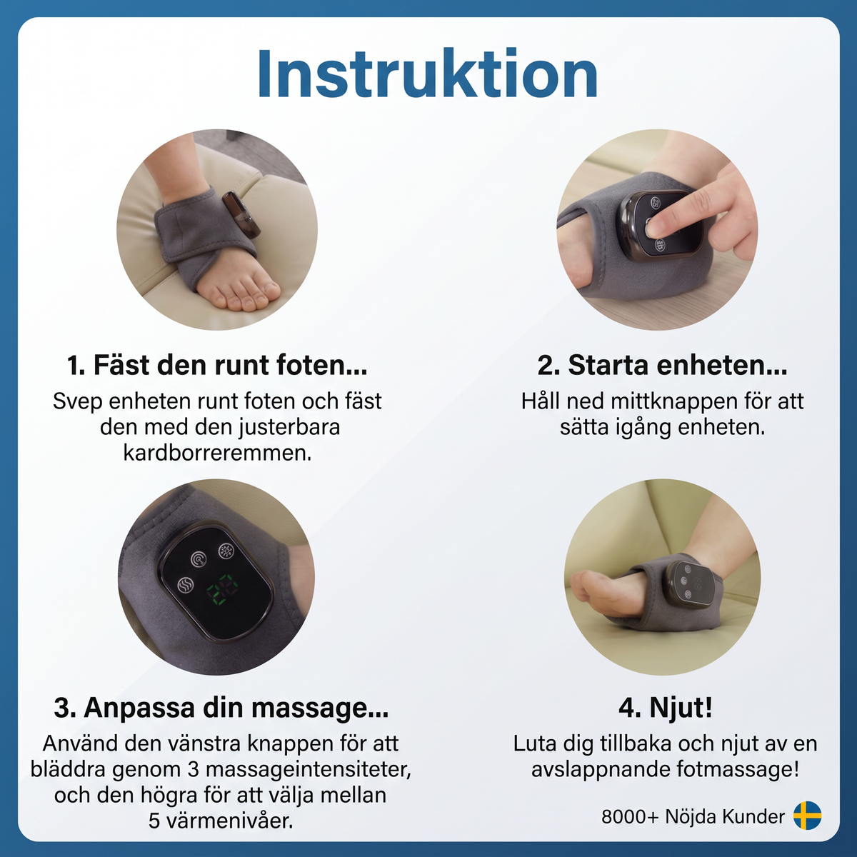 Nexal™ - Djupvarmande Fotmassage